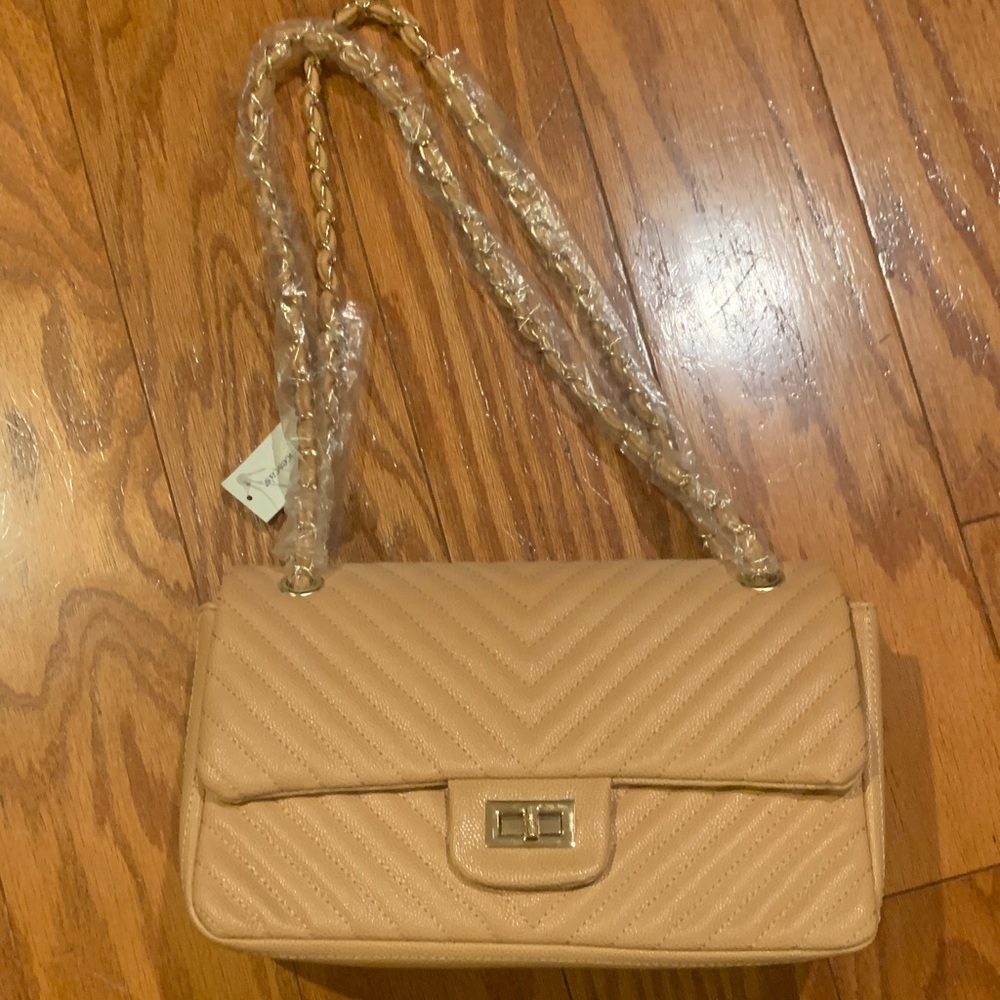 Francesca's Collections Tan Shoulder Bag